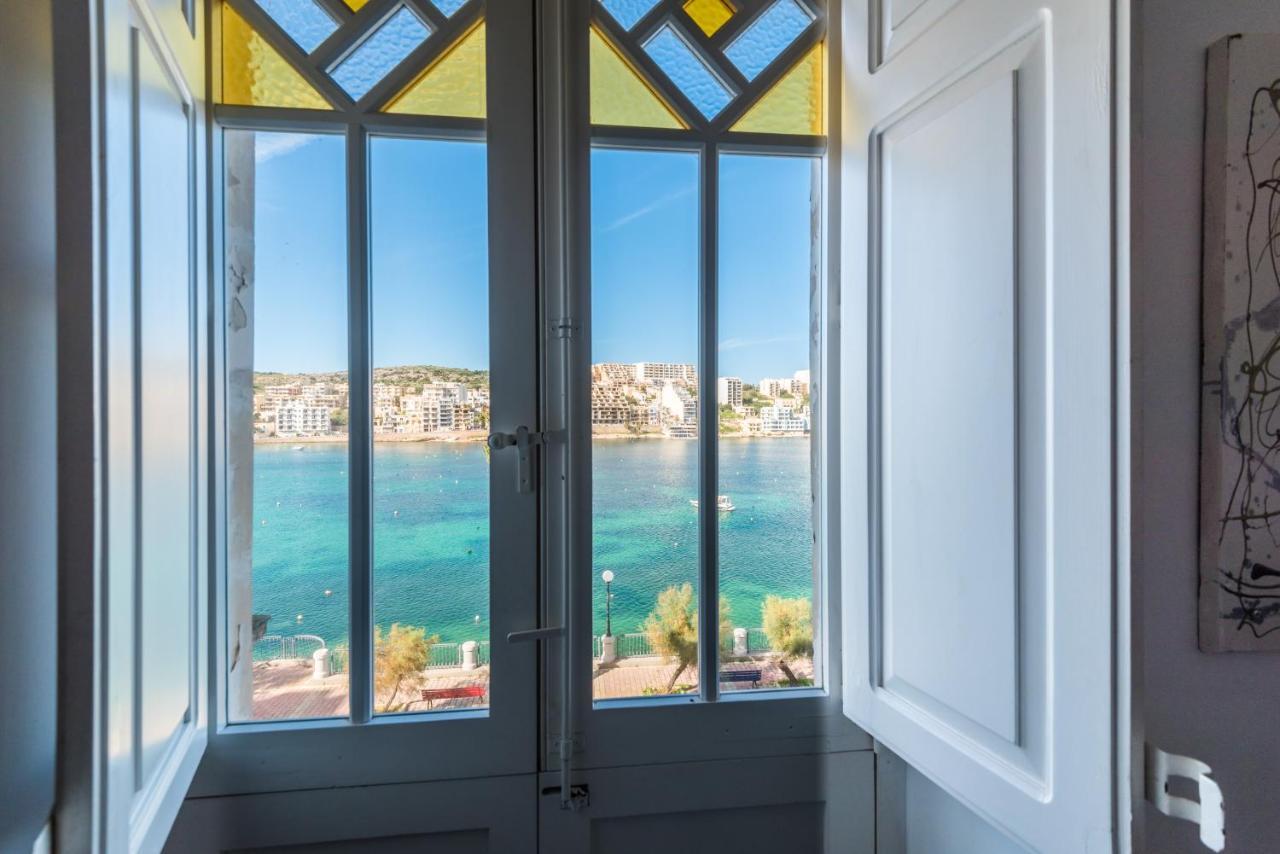 Blue Harbour 3 Bedroom Seafront With Large Yard On The Promenade - By Getawaysmalta Apartment *