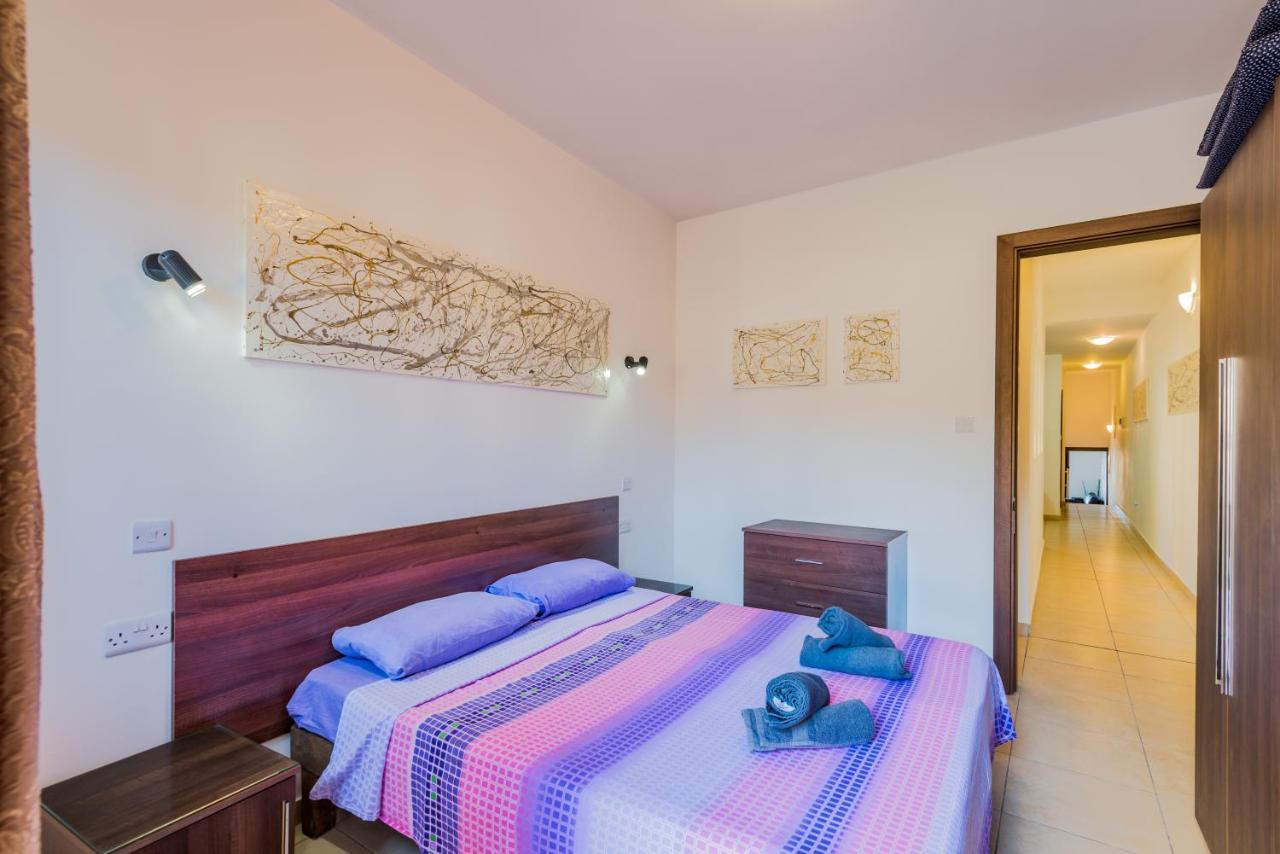 Blue Harbour 3 Bedroom Seafront With Large Yard On The Promenade - By Getawaysmalta Apartment St. Paul's Bay